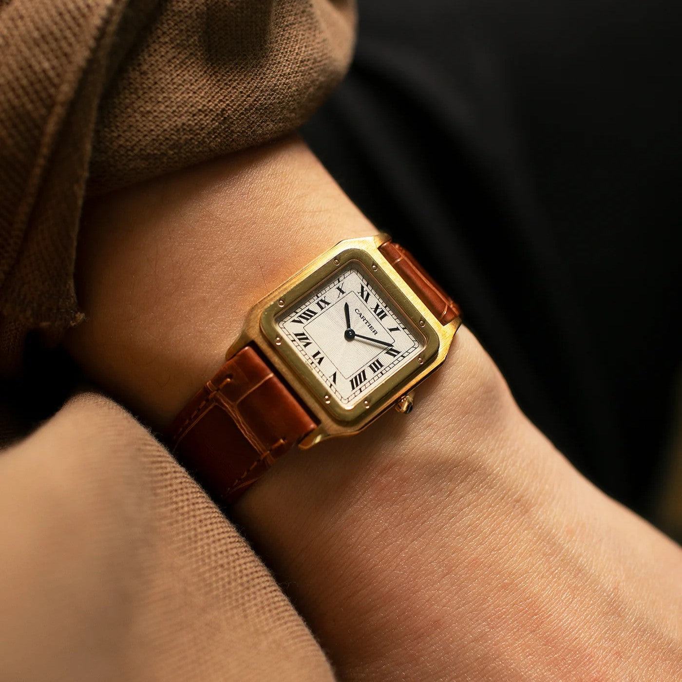 Cartier Paris Santos Dumont 18K