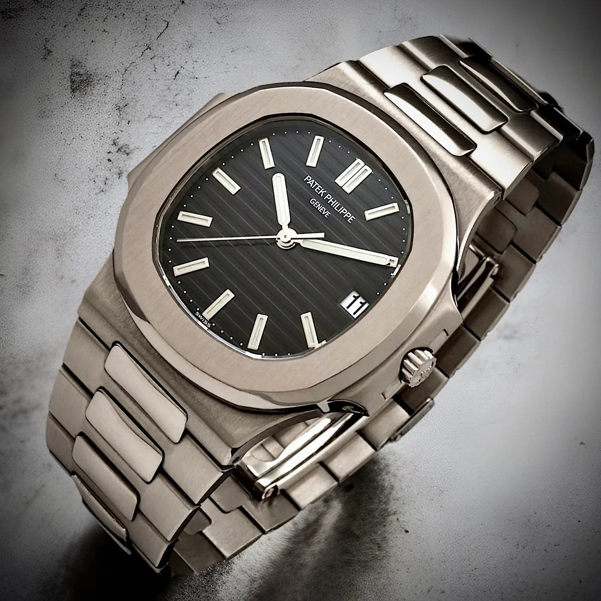 Patek Philippe Nautilus 18K White Gold